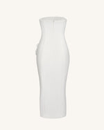 Petal Perfection Cocktail Dress - White