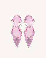 Haidi Artificial Crystal Pumps - Pink