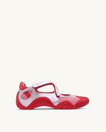 Caitlin Mesh Cut-out Sneakers - Pink