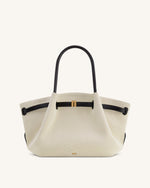 Hana Medium Tote Bag - Black Canvas