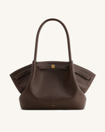 Hana Large Tote Bag - Dark Brown