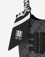FEI Faux Silk Twill Scarf - Black