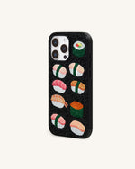 Sushi Phone Case - Multicolor Black