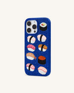 Sushi Phone Case - Multicolor Blue