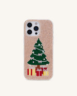Christmas Tree Bling Phone Case - Gold