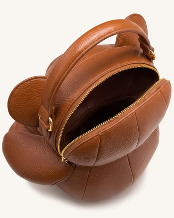 Teddy Bear Novelty Crossbody Bag - Brown