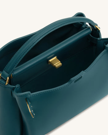 Carmen Top Handle Bag - Teal