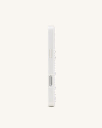 Seahorse Pearl Phone Case - White