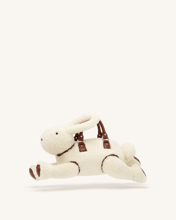 Bella Bunny Shaped Top Handle Bag - White