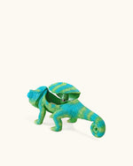 Hazel Chameleon Clutch - Green/Blue