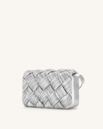 Maze Crossbody Bag - Silver