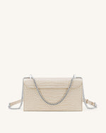 Jade Chain Bag -  Ivory Croc