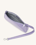 Eva Shoulder Bag - Purple Croc