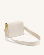 Mini Flap Bag - Ivory Lizard