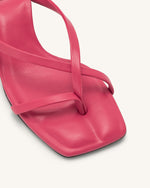 Maeve Strappy Mule - Rose Red