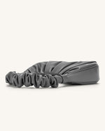 Gabbi Ruched Hobo Handbag - Gray