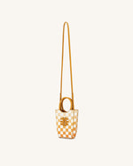 FEI Gradient Checkerboard Phone Bag - Orange