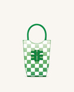 FEI Gradient Checkerboard Phone Bag - Grass Green