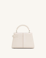 Elise Top Handle Bag - White