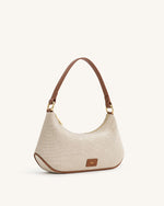 Lily Shoulder Bag - Brown Canvas