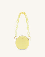 Mya Gradient Acrylic Chain Strap - Yellow