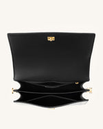 Mini Flap Bag - Black Croc