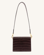 Mini Flap Bag - Brown Croc