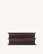 Mini Flap Bag - Brown Croc