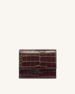 Mini Flap Bag - Brown Croc